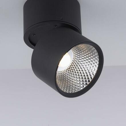 PAUL NEUHAUS LED stropní bodové svítidlo PURE-NOLA černá 1 ramenné otočné stmívatelné krokově stmívatelné 3000K PN 6451-18
