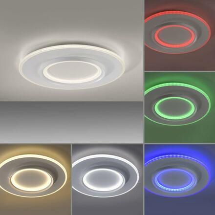 PAUL NEUHAUS LED závěsné svítidlo Q-KALINA bílá stmívatelné Smarthome s aplikací ZigBee RGB/2700-5000K PN 6503-16