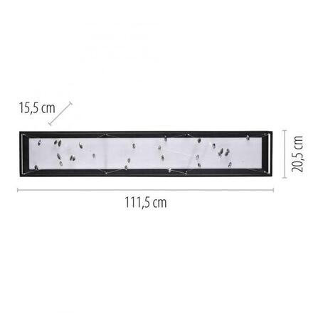 PAUL NEUHAUS LED stropní svítidlo SKINA, černá, stmívatelné, dálkový ovladač, paměťová funkce 2700-5000K