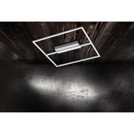 PAUL NEUHAUS LED stropní svítidlo, ocel, design, hranaté 3000K PN 6631-55
