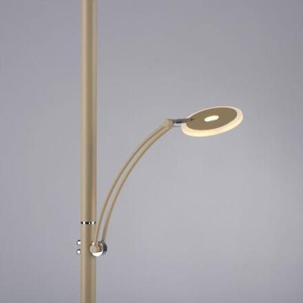 PAUL NEUHAUS LED stojací svítidlo ARTUR, písková barva, dotykový stmívač, otočné a nastavitelné, 2700-5000K