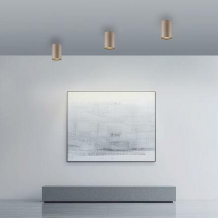 PAUL NEUHAUS LED stropní svítidlo PURE Point, bronzová, vnitřní, stmívatelné 2700K