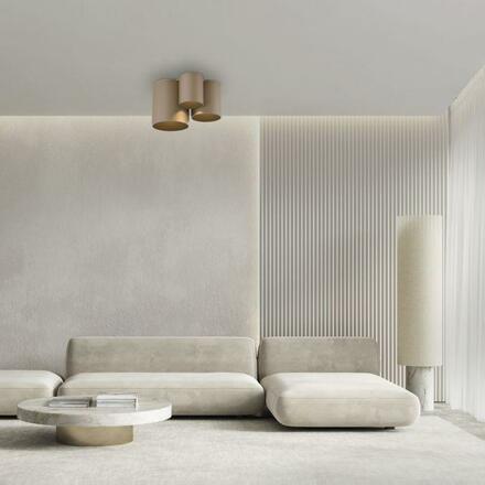 PAUL NEUHAUS LED stropní svítidlo PURE Point, bronzová, vnitřní stmívatelné 2700K
