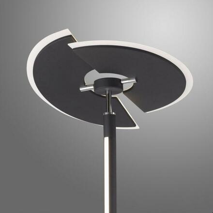 PAUL NEUHAUS PURE Mutil LED stojací lampa se čtecí lampou stmívatelné 2700-5000K antracit 678-13
