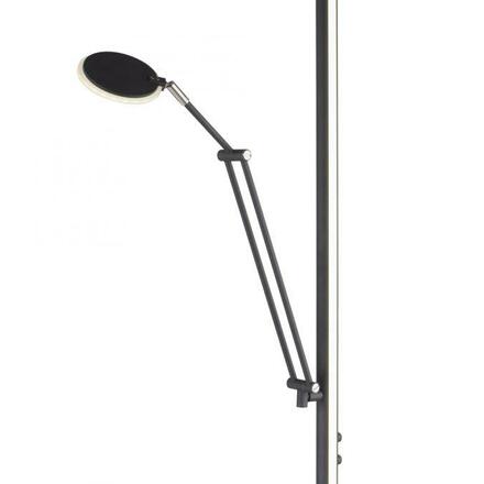 PAUL NEUHAUS PURE Mutil LED stojací lampa se čtecí lampou stmívatelné 2700-5000K antracit 678-13