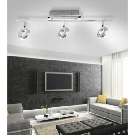 PAUL NEUHAUS LED stropní bodové svítidlo, 3-ramenné, moderní design 3000K PN 6785-96