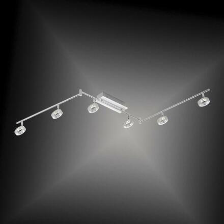 PAUL NEUHAUS LED bodové lištové svítidlo, 6-ramenné, nastavitelné 3000K PN 6787-96