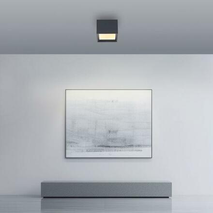 PAUL NEUHAUS PURE Manhattan, LED stropní svítidlo mystická šedá, 2200-5000K