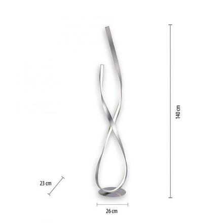 PAUL NEUHAUS LED stojací svítidlo, ocel, moderní design 3000K PN 720-55