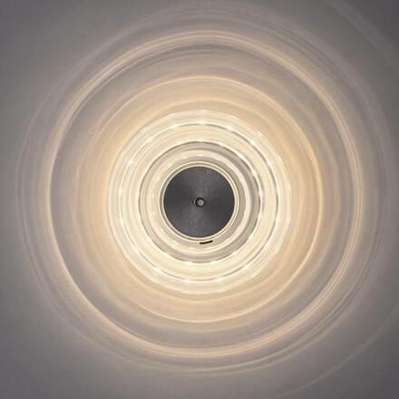 PAUL NEUHAUS LED nástěnné svítidlo na baterie AKKU-SONO, ocel 3000K