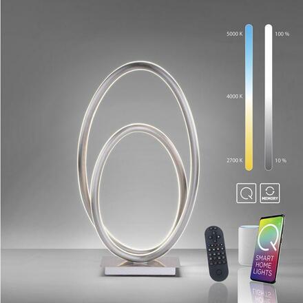 PAUL NEUHAUS Q-NEVIO LED stolní lampa Smart-Home s měnitelnou teplotou chromatičnosti vč. dálkového ovladače stmívání ZigBee 2700-5000K PN 8283-55