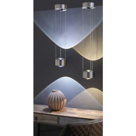 VÝPRODEJ VZORKU PAUL NEUHAUS Q-LENS, LED závěsné svítidlo, Smart Home RGB+3000-5000K PN 8320-55