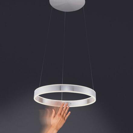 PAUL NEUHAUS LED závěsné svítidlo, ocel, průměr 40cm, moderní 2700-5000K PN 8360-55