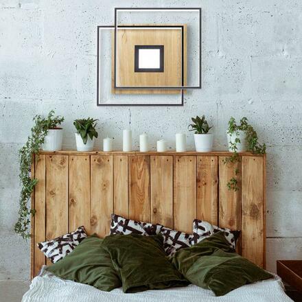 PAUL NEUHAUS, Q-AMIRA, LED stropní svítidlo, černá-mosaz, Smart Home ZigBee 3000-5000K