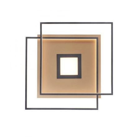 PAUL NEUHAUS, Q-AMIRA, LED stropní svítidlo, černá-mosaz, Smart Home ZigBee 3000-5000K