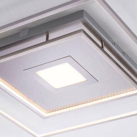 PAUL NEUHAUS, Q-AMIRA, LED stropní svítidlo, barva ocel, stmívatelné, Smart Home ZigBee 3000-5000K