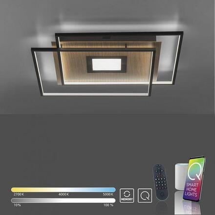 PAUL NEUHAUS Q-AMIRA LED stropní svítidlo s nastavitelnou barvou světla a dálkovým ovládáním Smart Home ZigBee 2700-5000K