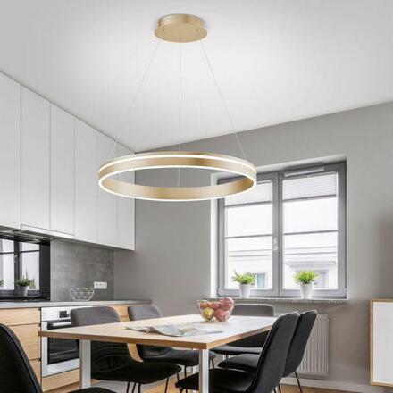 PAUL NEUHAUS Q-VITO, LED závěsné svítidlo, pr.59cm, Smart Home ZigBee 2700-5000K