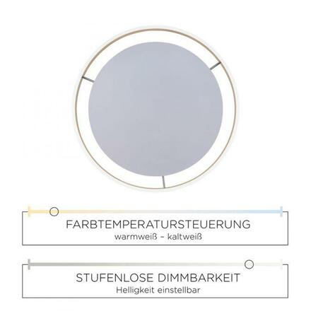 PAUL NEUHAUS, Q-VITO, LED stropní svítidlo, pr.59cm, Smart Home ZigBee 2700-5000K 8416-60
