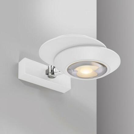 PAUL NEUHAUS LED nástěnné svítidlo PURE Oculis, bílá, stmívatelné, otočné a nastavitelné 2700K