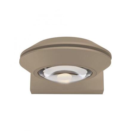 PAUL NEUHAUS LED stropní svítidlo PURE Oculis, bronzová, stmívatelné, otočné a nastavitelné 2700K