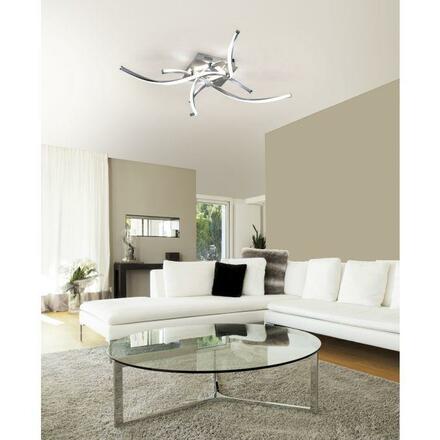 PAUL NEUHAUS LED stropní svítidlo, ocel, moderní design SimplyDim 3000K PN 9144-55