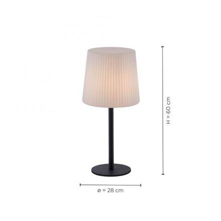 PAUL NEUHAUS Stolní lampa, antracit, stínítko z umělé hmoty, proti oslnění 9500-13