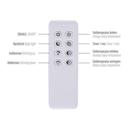 PAUL NEUHAUS LED stojací svítidlo černé zakřivené stmívatelné dálkový ovladač CCT 2700-5000K PN 998-18