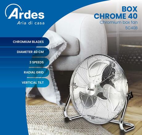 Ventilátor Ardes CHROME 40B