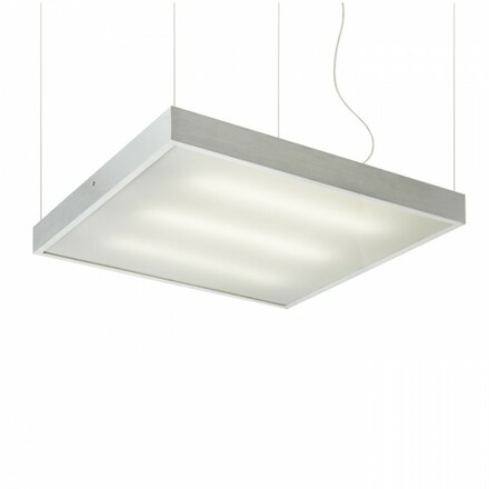 RENDL STRUCTURAL 55X55 závěsná česaný hliník 230V 2G11 3x36W R10095