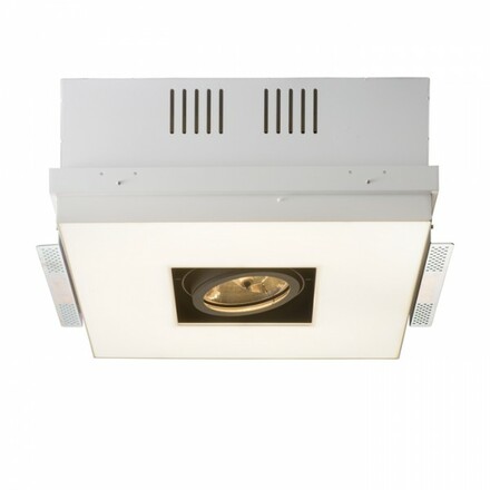 RENDL OFFICE TWIN zápustná bílá 230V/12V 2GX13+G53 55+50W R10150