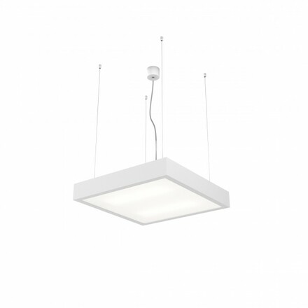 VÝPRODEJ VZORKU RENDL STRUCTURAL 40×40 závěsná bílá 230V 2G11 2x24W R10258