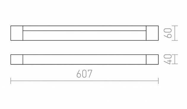 RENDL PERISA 60 nástěnná bílá 230V G5 14W IP44 R10262