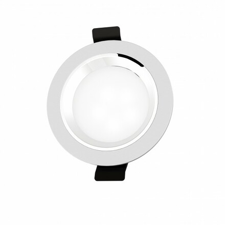RENDL OXA 9 zápustná bílá chrom 230V/350mA LED 5x1W 3000K R10275