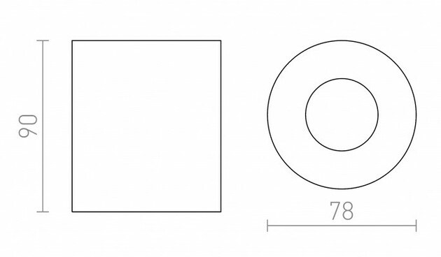 RENDL MAYO R stropní pevná česaný hliník 230V/700mA LED 9W 36° 2700K R10323