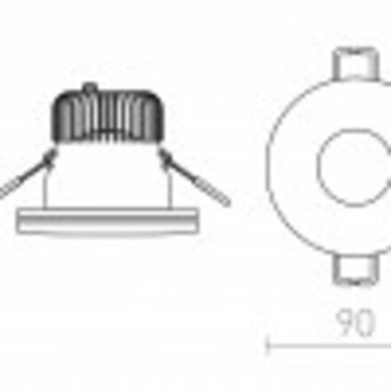 RENDL KAY R zápustná satinované sklo 230V/350mA LED 5W 3000K R10419