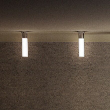 RENDL EIGHT stropní opálové sklo/chrom 230V E27 28W IP44 R10492