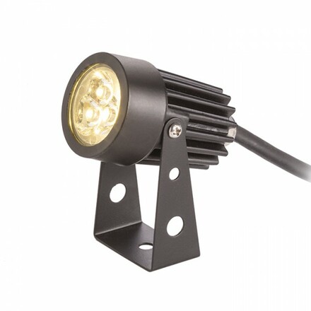 RENDL GUN na bodci černá 230V LED 3x1W 30° IP65 3000K R10530