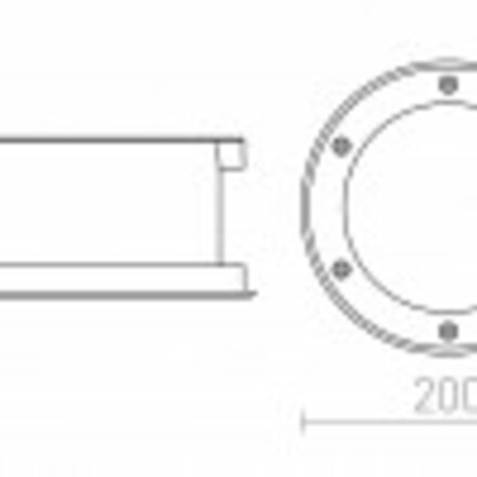 RENDL TERRA zápustná nerez 230V LED 20W 120° IP65 3000K R10532