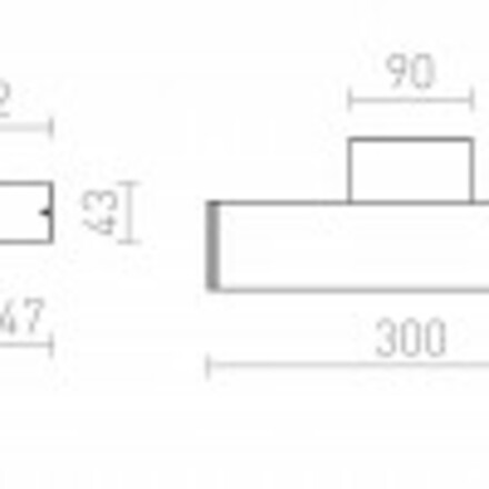 RENDL VADIS nástěnná antracitová 230V LED 8W IP54 3000K R10547