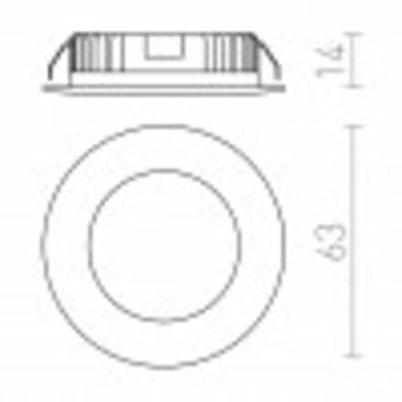 RENDL INEZ R chrom 12= LED 3W IP44 3000K R10586