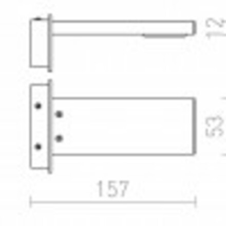 RENDL PARAGNA nástěnná chrom 230V LED 5.7W IP44 3000K R10612