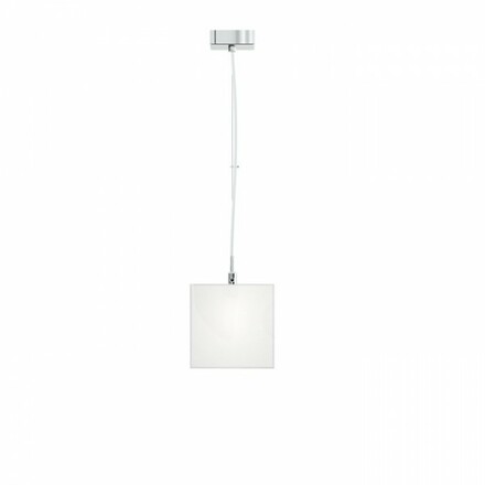 RENDL LUCIA 15x15 závěsná satinované sklo/chrom 230V G9 33W R10628