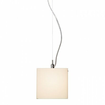RENDL LUCIA 15x15 závěsná satinované sklo/chrom 230V G9 33W R10628