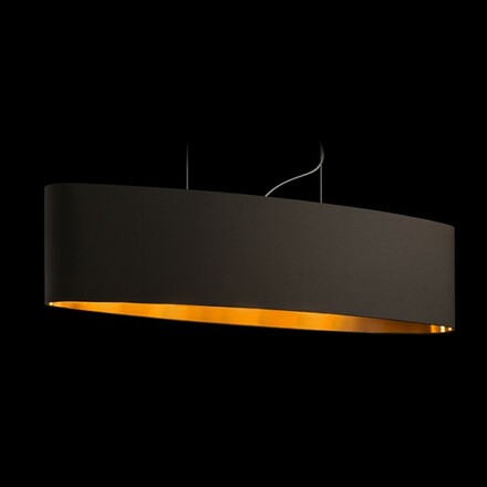 RENDL CASUAL 90/22 stínidlo Polycotton černá/měděná fólie max. 23W R11485