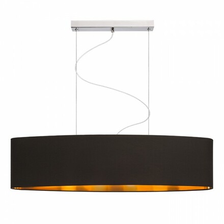 RENDL CASUAL 90/22 stínidlo Polycotton černá/měděná fólie max. 23W R11485