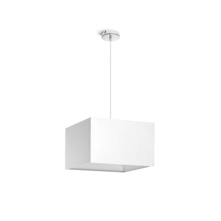 RENDL TEMPO 30/19 stínidlo Polycotton bílá/bílé PVC max. 23W R11506