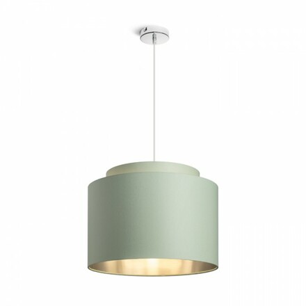 RENDL DOUBLE 40/30 stínidlo Chintz mátová/stříbrná fólie max. 23W R11544