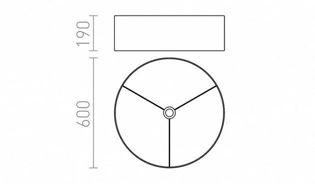 RENDL RON 60/19 stínidlo Chintz světle šedá/bílé PVC max. 23W R11555