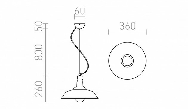 RENDL GOLDIE 36 závěsná bílá/bílá 230V E27 42W R11689